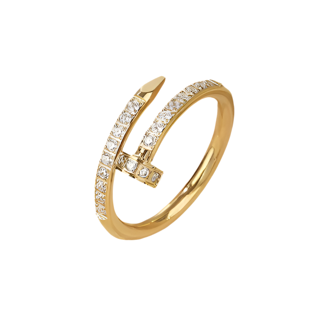 Dainty 14k gold diamond wrap ring—sleek and minimalist design with sparkling diamonds for a sophisticated look