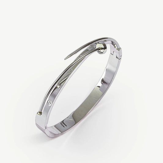 Silver bangle/Silver bracelet/ Designer Jewelry/ Luxury Designer