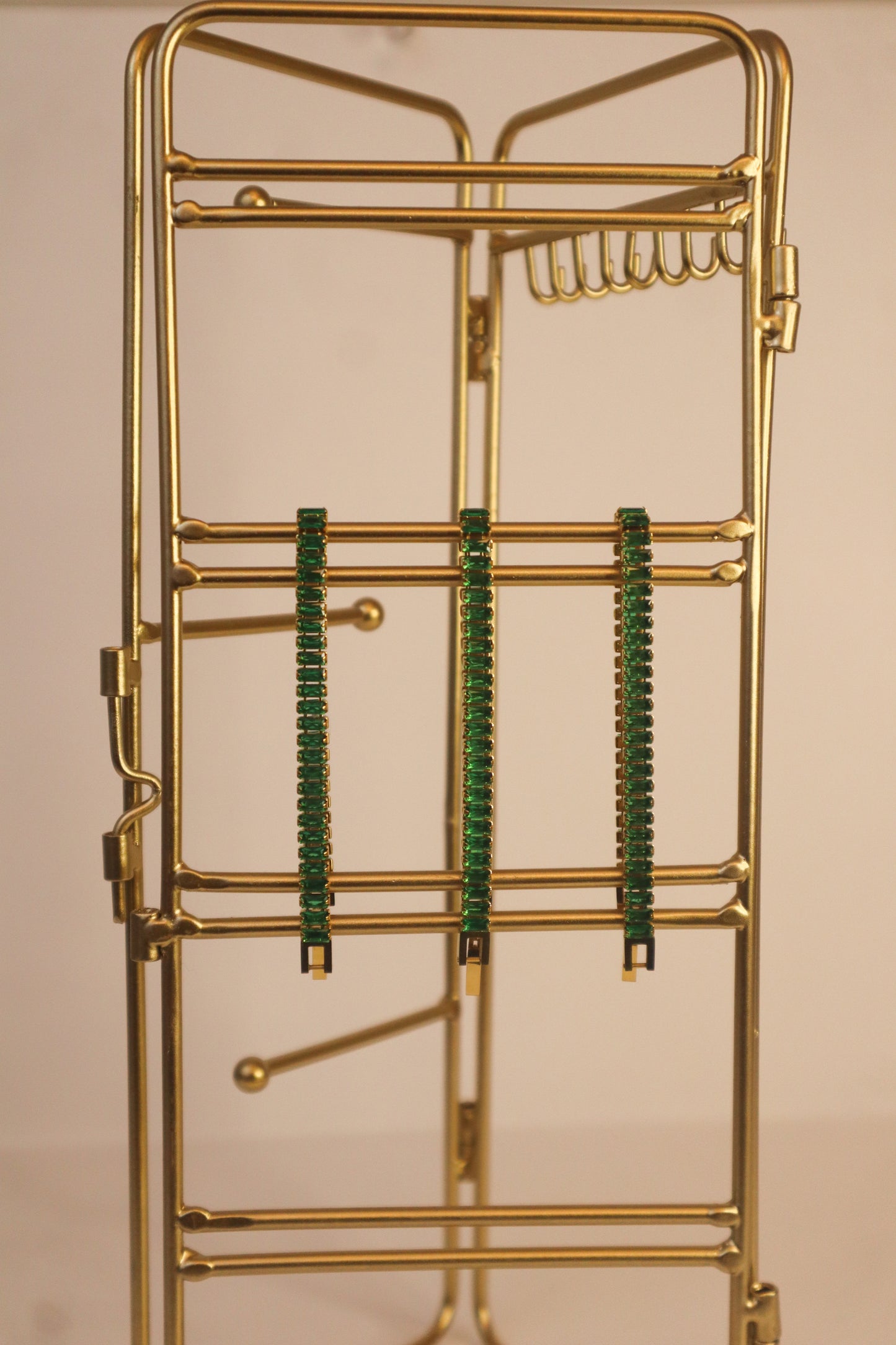 Emerald Green Diamond Bracelet