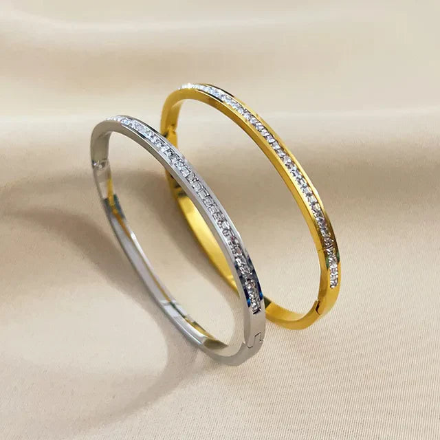 Gold bangle/Gold bracelet/ Designer Jewelry/ Luxury Designer