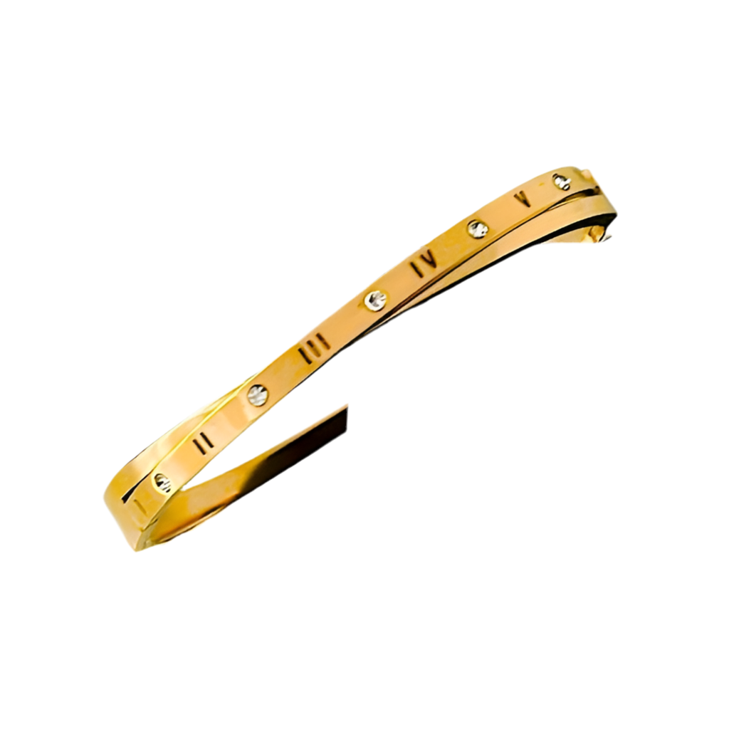 Gold bangle/Gold bracelet/ Designer Jewelry/ Luxury Designer